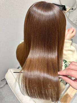 ジーナ 船橋(Zina) 大人かわいい20代30代40代小顔ショコラベージュ１Zina船橋