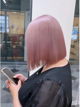 メゾン(Maison) ケアブリーチ×ピンクベージュ