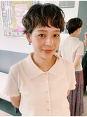 クセ毛ショート