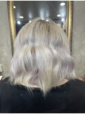 ブリーチ毛を高難易度ジュエリーシステム縮毛矯正で艶髪に変身