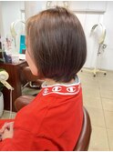 前下がりショートボブ