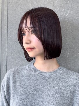 ロンド 表参道店(Lond) ◇ボブ 縮毛矯正 顔周りカット 表参道 ブリーチなし