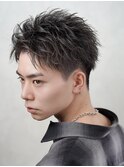 【リバースアッパーショート】ツーブロック刈り上げ爽やかヘア