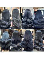 ブレンド 渋谷(BLend)&nbsp;縮毛矯正.レイヤーカット.ブルーブラック.髪質改善. ヘアカラー