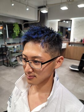 ロワジール 松戸店(Loisirs) スキンフェード×メッシュカラー