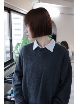 フェイヴィーズ(FavyS) コーラルピンクミニボブ