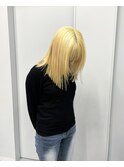 blonde/抜きっぱなし 金髪 ブリーチ2回