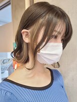 エリマ 武蔵小杉(elima)&nbsp;武蔵小杉イルミナカラーレイヤーボブアッシュベージュ30代40代