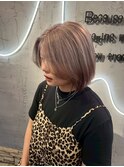  大人可愛いを叶える♪ハイトーンボブの魅力