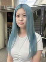 カシェル トウキョウ(Cashel Tokyo)&nbsp;水色 / ミントカラー / 3回ブリーチ / 渋谷ハイトーン