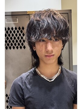 リフル 八王子(RIFULL) メンズパーマ　ツイスパ　波巻き　メンズバレイヤージュ