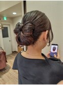 大人のリボンアップスタイル