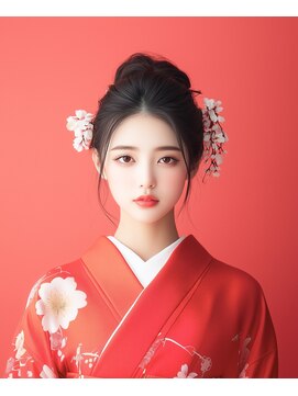 エーティーヘアコレクション 自由が丘(AT.hair collection) 着物ヘアセット