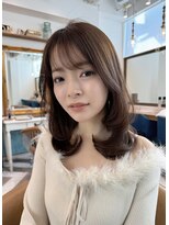 ロンドアベニール 北千住(Lond avenir)&nbsp;韓国顔周り/バタフライカット/ミディアムレイヤーカット北千住