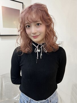 リヴ オオサカ(LIV OSAKA) ピンクベージュ/ブリーチ/ダブルカラー【梅田】