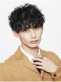 直毛の方でも動かせる◎波巻きパーマ 波巻きスパイラル メンズ