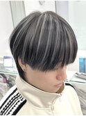 MEN’S/リバースセンターパート/ニュアンスパーマ/藤沢美容院