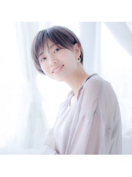 アッシュ 仙川店(Ash)の写真/もう白髪に悩まない。肌まで明るく魅せる「潤い艶カラー」で、鏡を見るたび5年前の自分に出会う感動を。