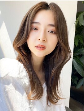 オルクドゥ(Orque deux) 春カラー×ニュアンスくびれレイヤーで大人可愛い透明感ベージュ