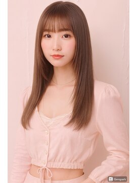 ウィーニード 名古屋(WENEED) 《韓国ヘア》フェイスレイヤー*ぱっつん前髪