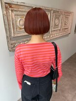 アンユヘアー 与野駅前店(unu.hair) 【与野】30代40代50代60代ボブ/レッドオレンジカラー/髪質改善