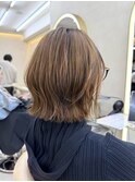 ちょっぴりレイヤーの入ったくびれボブ♪