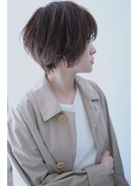 キツネ(KITSUNE)&nbsp;KITSUNE×マッシュショート×デザインカラー