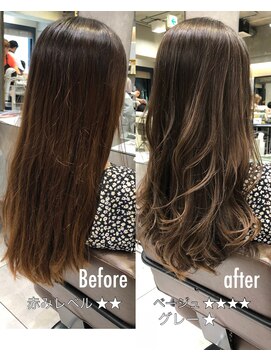 トルネード(TORNADO) ハイライトバレイヤージュベージュ