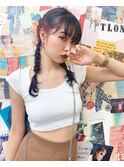 TLONY渋谷 hori インナーカラー レッド