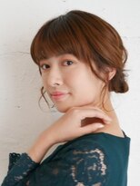 アース 郡山コスモス通り店(HAIR&MAKE EARTH) お呼ばれシニヨン風セット