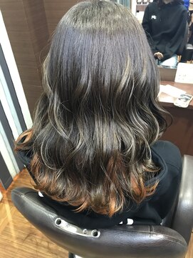 ベイ サロン タカミ(BAY SALON TAKAMI) オレンジインナーカラー