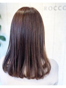 ロッコ 深谷店(ROCCO) #フォギーベージュ＃N.カラー＃透明感カラー＃トリートメント