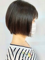 クオリス 上板橋店(QUALIS) 襟足スッキリ!前下がりショートボブ/暗髪/黒髪/ショートヘア