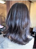 レイヤーロング・外ハネ巻き＆ミックス巻き・N+質感カット