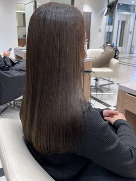 ガレリアエレガンテ 栄店(GALLARIA Elegante) 【gallaria西山】カーキグレージュで赤み消し×髪質改善TR