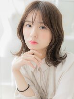 モッズヘア 上尾西口店(mod's hair) 外国人風イヤリングカラー小顔エアリーミディa上尾20代30代40代