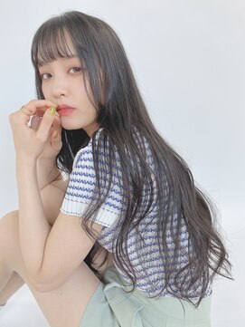 ルービック(Rubik's) ブルーブラック/デジタルパーマ/大人可愛い