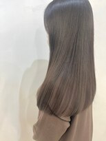 アンセム(anthe M) ツヤ髪ベージュ前髪カット髪質改善韓国トリートメント