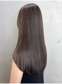 グレージュハイライト_グレージュカラーボブウルフ_ba403231