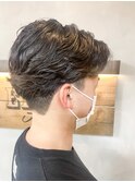【EIGHT上尾】お客様スタイル_デザインカラー_メンズパーマ