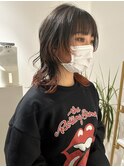 福井 大和田 デザインカラー 裾カラー 顔まわりレイヤー