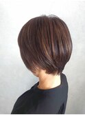 20代30代大人可愛い★小顔ボブ丸みショート