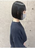 【nobuyo】パツっとbob × blue inner