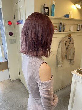 ロロ(ro-ro) 【恵比寿ro-ro】イルミナxピンクベージュハイライトカラー