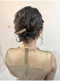 お呼ばれ定番スタイル☆ニュアンスアップヘア