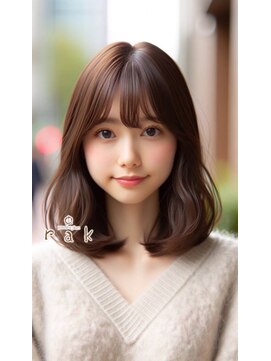 ラクヘアー 姪浜店(rak hair) ミディアムスタイル