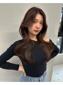 天神韓国ヘア/顔まわり/前髪カット/当日予約/髪質改善/韓国風