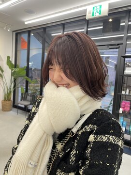 サンド 大阪梅田(sand) @eri_bob_ フルバング/イメチェン/似合わせカット[大阪梅田駅]