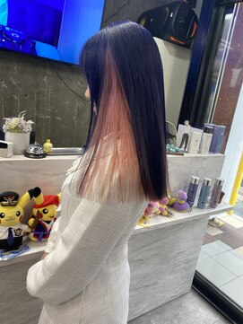 セレーネヘアーレイズ 梅田店(Selene hair Raise) navy×pink