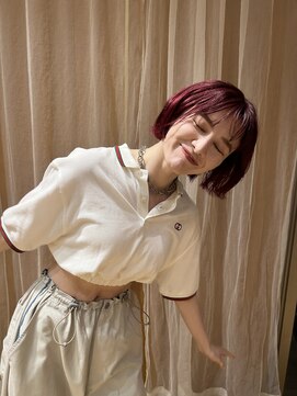 ジェノ(JENO by apish) カシスレッド×ボブ